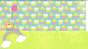 Hullabaloo Cupcakes Twitter Backgrounds
