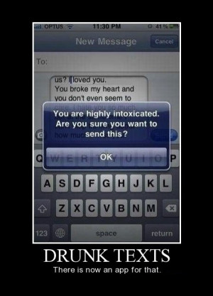 Drunk texts