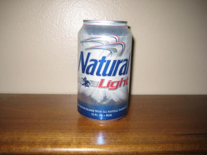 Natural Light Beer Can
