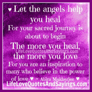Let The Angels Help You Heal..