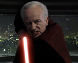 Palpatine finally reveals his identity as the Dark Lord of the Sith ...
