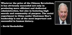 David Rockefeller, China, Free Trade, the WTO and the New World Order