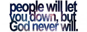 people will let you down facebook cover