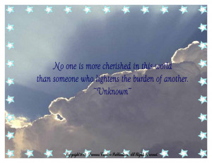 Quotes about Life No One Is More Cherished In This World Quotes ...