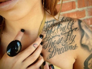 Collar Bone Tattoo Quotes