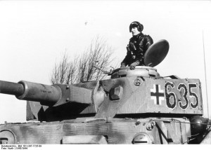 Home » Photos » Tank commander and his Panzer IV tank of German 12th ...