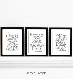 ... , Movie Quotes, Albus Dumbledore, White Wall, Harry Potter Movies