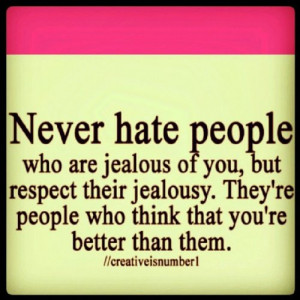 hate #envy #jealousy #love #pink #cute #quote