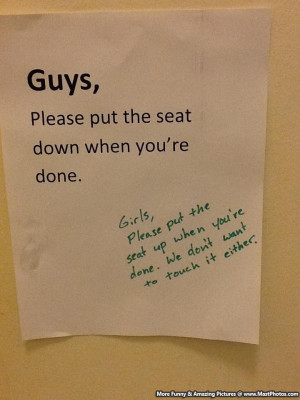 Funny Toilet Jokes – Funny Note In Toilet