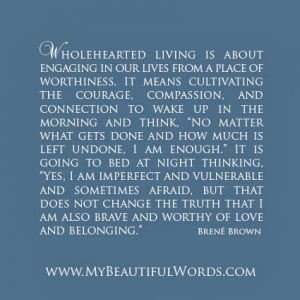Wholehearted Living...