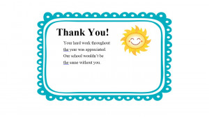 Thank You Notes- Freebie!