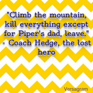 You gotta love Coach Hedge. :-)