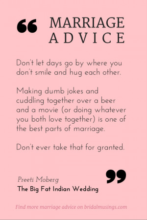 my top piece of marriage advice at least in my