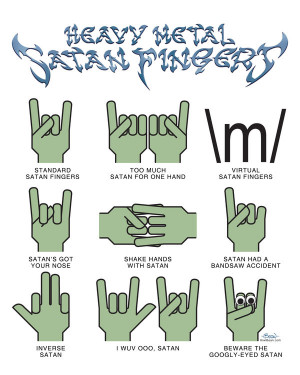 Heavy Metal Heavy Metal Satan Fingers