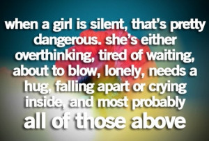 Meaning of girls silence