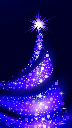 purple christmas tree lights iphone 6 wallpapers – stars-f91287