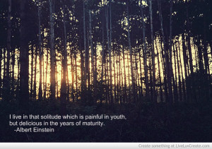 Einstein Solitude Trees