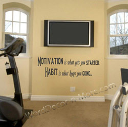 Gym Wall Quotes Inspirational