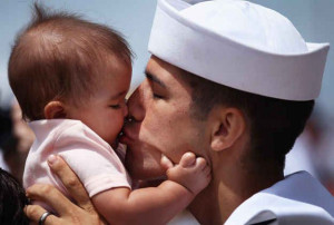 ... daughter. | 48 Servicemen Meeting Their Children For The First Time