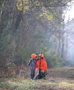 father & son hunting trip. precious. cant wait for my lil man to go ...