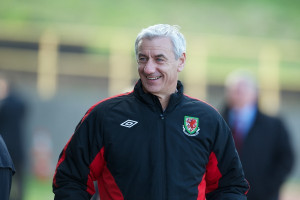 Ian Rush during Wales’ Under-15’s International Friendly match ...