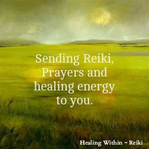 Sending Reiki, Prayers and healing energy to you. - repinned by ...