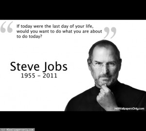 Today is the death anniversary of Steve Jobs. It has been 2 years now ...