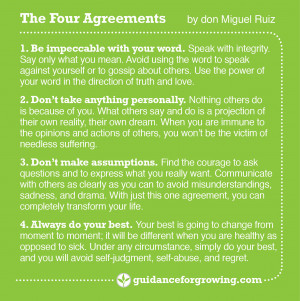 Guidance for Growing Top Pick: The Four Agreements