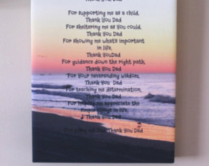 Poem on Canvas, Quotes On Canvas, P oem Prints, Sentimental Gift ...