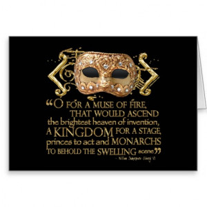 Henry V Quote (Gold Version) Cards