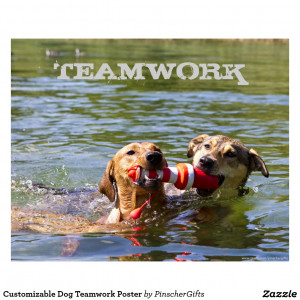 Teamwork Poster The Office Dog Teamwork Poster