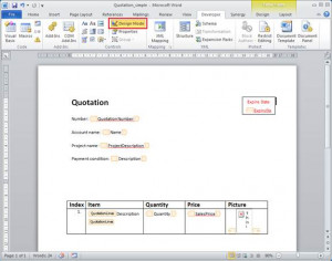 How-to: Creating Word Merge templates for quotations with repeating ...
