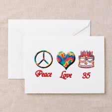 Cute Happy 35th birthday Greeting Card