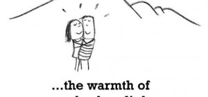 Happiness is, the warmth of your husband’s hug.