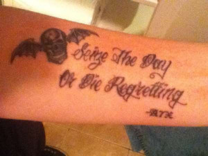 avenged sevenfold quotes tattoos