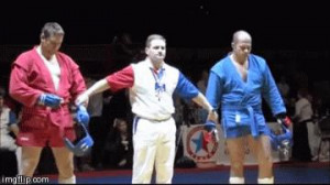 ... how it’s done in Combat Sambo -mma fight sparring technique gif