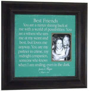 Best Friend, Sister, Friend, Maid of Honor, Bridesmaid, Custom Picture ...