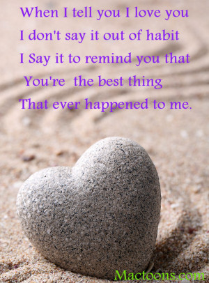 ... Love – Motivational Love quotes: Grey Zen Stone In Shape Of Heart
