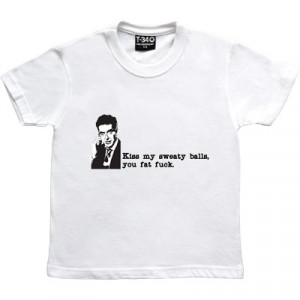 Malcolm Tucker Sweaty Balls Quote White Kids' T-Shirt. The best ...