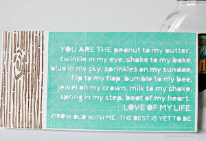 ... Canvas- with one of my favorite quotes | Thirty Handmade Days