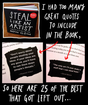 had too many quotes to include in the book, so here are 25 of the ...