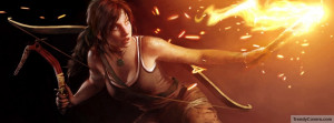 Lara Croft Tomb Raider Artwork Gaming Facebook Cover Photos