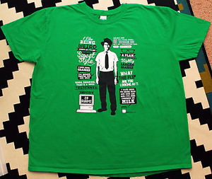 ... Shirt-2XL-Green-Quotes-Maurice-Moss-Memory-Is-Ram-British-TV-Show