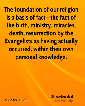 Simon Greenleaf Religion Quotes