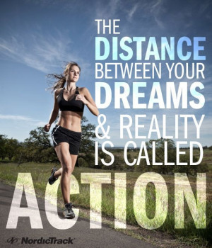 ... your dreams and reality is called action! http://makeovercoaching.com