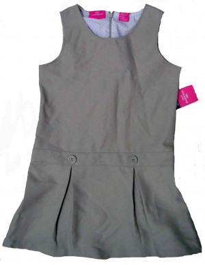 Girls' School Uniform Dress Twill - 3