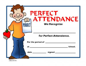 ... weeks perfect attendance comment on this picture perfect attendance