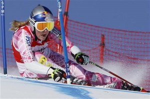 ... Skiing World Cup Super G race in St. Moritz January 31, 2010. REUTERS
