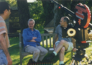 Directors on set with Ned Rorem Nantucket August 1997