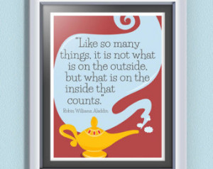 Inspirational Disney Quote from Ala ddin - Typographic Disney Poster ...